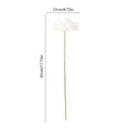 thumbnail image 3 of Artificial Gerbera Daisy Flower Stem Flower Realistic Silk Flower for Home Decor Wedding Bouquet Centerpiece Vase Fillers Table Decoration Party Decor Single Stem （White）, 3 of 6