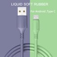 thumbnail image 4 of Cable USB tipo C de 3 A para carga rápida, 0,25 m, 1,8 m, para Samsung Galaxy S8, S9 Plus, Xiaomi Mi9, Huawei Light, 4 of 5