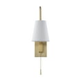 thumbnail image 2 of Adjustable Owen Wall Sconce in Warm Brass, 2 of 5