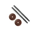 thumbnail image 3 of Guardoinrt 2Pcs Cymbal Strap Soft Musical Instrument Handle Cymbal Accessory Repairment Dark Brown Strap 40x3cm, 3 of 6