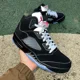 thumbnail image 3 of A i r-Jor-dan 5 "Reimagining Black Metal" HF3975-001 men basketball shoes, 3 of 6
