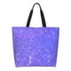 thumbnail image 1 of Balery Purple Glitter Bolsa Tote Estilo Estético con Cremalleras, Bolsa de Hombro, Bolsa de Compras Grande y Plegable, 1 of 8