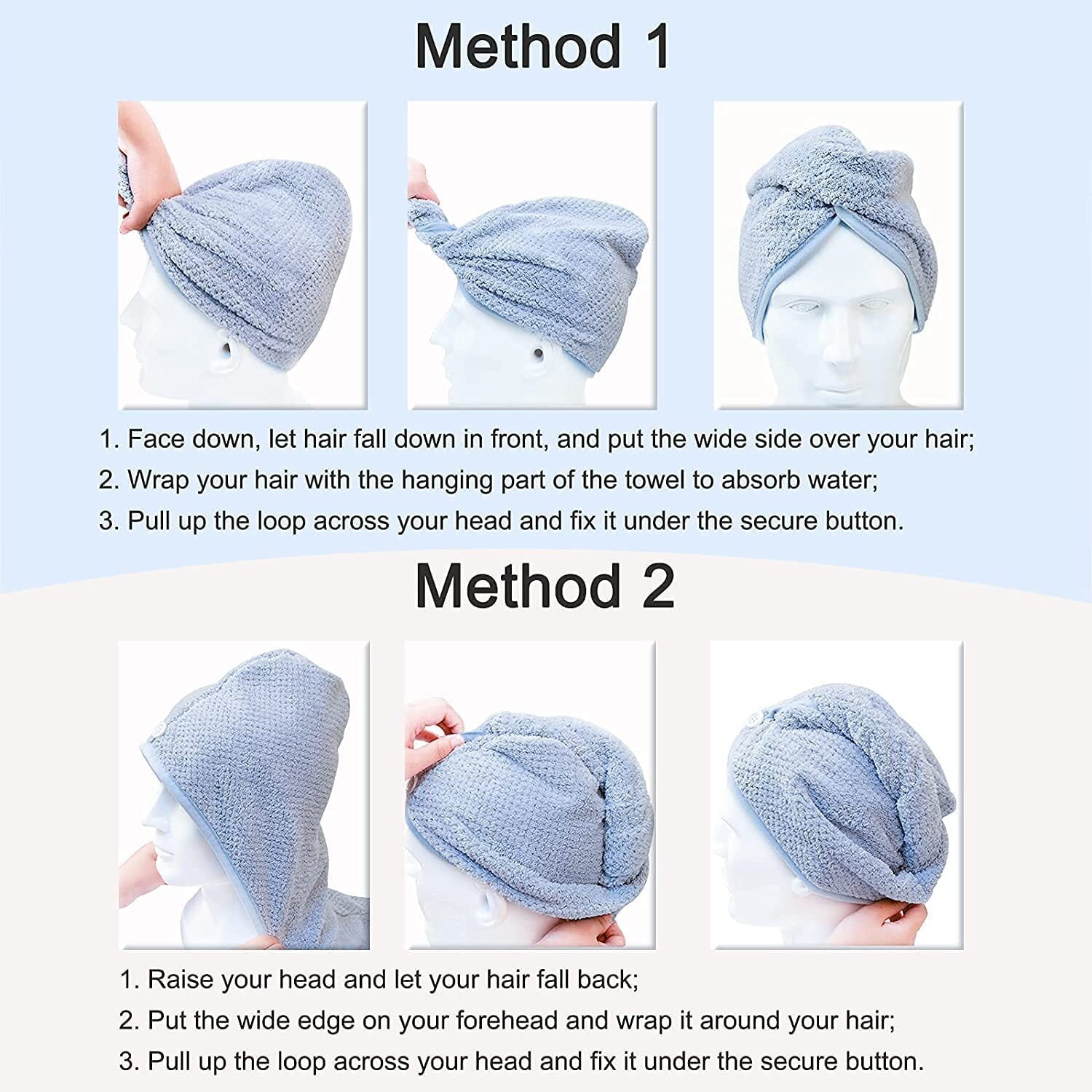 Wrap a towel around your head hotsell