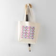thumbnail image 5 of CafePress - Gingham Hearts Pastel Pattern Tote Bag - Unisex Canvas Tote Bag, Beige, 1-Piece, 5 of 7