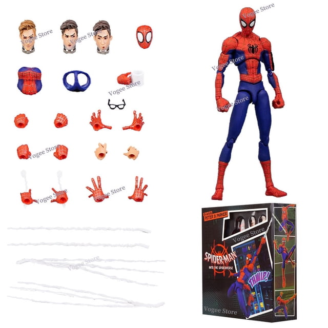 Figura de acción Sentinel Sv Miles Morales, spider-gwen Invisible Spider-Man Into the Spider-Verse Parker, modelo de Juguetes