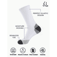 thumbnail image 3 of LOOIKOOS 10 Pairs Mens Crew Socks, Mens Soft Lightweight Socks Dress Casual Socks Daily Breathable Socks, 3 of 4