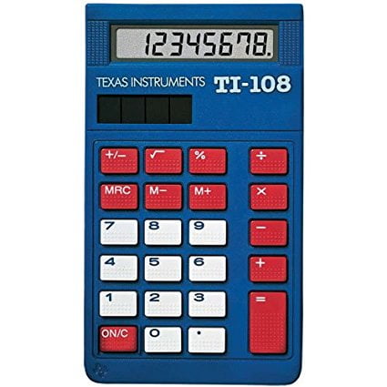 Texas Instruments TI-108 Class Set for K-4 (Best Calculator For Statistics Class)