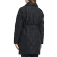 thumbnail image 2 of Jones New York Women's Belted Quilt Jacket Black Large, 2 of 2