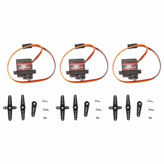 3Pcs/Lot 9G Digital Servo Motor High Speed Steering RC Servo Metal Gear Servo for 1/16 1/18 1/24 RC Car Boat Helicopter