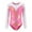 Pink, variant on Girls Leotards for Ballet Long Sleeve Gymnastics Suit, Striped Dancewear Stretchy Dancewear Gym Suit for Dance Class, Gymnastic Exercise