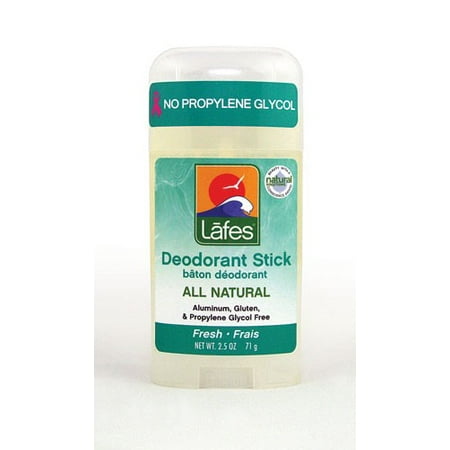 Lafes Deodorant Stick, Fresh, 2.5 Oz