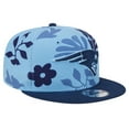 thumbnail image 3 of Men's New Era Light Blue New England Patriots Leafy 9FIFTY Snapback Hat, 3 of 6