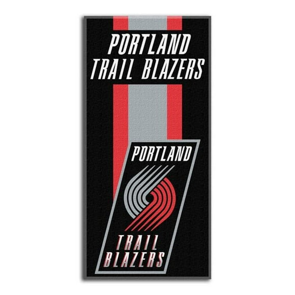 The Northwest Co 1NBA-62000-0022-RET Portland Trail Blazers Serviette Officielle NBA Zone Read