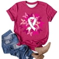 thumbnail image 2 of WEAIXIMIUNG Valentine's Day Cancer Awareness Month Tee | 's Graphic T Shirt for Events, 2 of 4