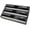 Black, variant on SpaceAid Bamboo Wrap Organizer with Cutter and Labels, Plastic Wrap, Aluminum Foil and Wax Dispenser for Kitchen