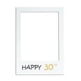 thumbnail image 1 of MasteelfCA Happy 30th DIY Paper Picture Frame Cutouts Photo Booth Props for Birthday Party, 1 of 7