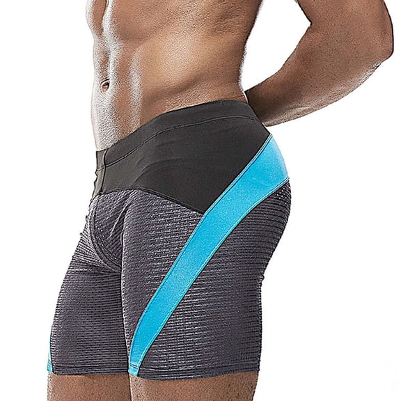 Kakii Men's Swim Jammers Competitive Athletic Swim Team Suit Training Endurance Racing Quick Dry Swimming Shorts UPF 50
