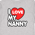 thumbnail image 4 of Inktastic I Love My Nanny Boys or Girls Long Sleeve Toddler T-Shirt, 4 of 5