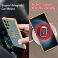 thumbnail image 6 of for Samsung S23 Ultra Case, Galaxy S23 6.8" Case, Slim Lightweight Ring Holder Kickstand Magnetic Car Mount Supported Electroplated Women Men Case for Samsung Galaxy S23 Ultra 6.8"-Gray, 6 of 14