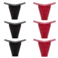 thumbnail image 2 of Cinvik Lace Underwear for Women Low Waisted Sexy Thongs Panties 1XL, 2 of 7