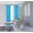 Aqua Blue, variant on Gorgeous Home Linen Noa Extra Long Faux Silk Blackout Curtain Set, 70" x 108", 2-Pack Lilac Purple