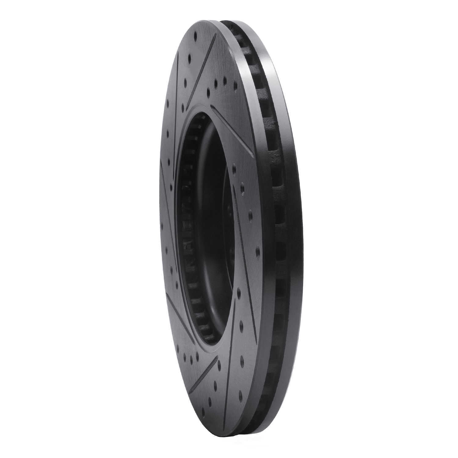 Dynamic Friction Company 633-45023R DFC Brake Rotor - Drilled And Slotted - Black