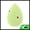 Green, variant on Unique Bargains 1 Pc Floral Face Makeup Sponge for Bedrooms Black