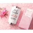 thumbnail image 4 of Best Auntie Gifts - 20 OZ Tumbler Mothers Day Gift for Auntie, Aunts from Niece, Nephew Insulated Travel Cup Unique Birthday Present Awesome Aunt Gift for Women/New Aunt/Aunt to Be/Great Aunt, 4 of 6