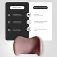 thumbnail image 7 of KQJQS Ergonomic Car Seat Lumbar Support and Headrest Pillow Set - Memory Foam Back Cushion and Neck Pillow for Car - Car Seat Headrest and Lumbar Cushion Kit, 7 of 7