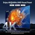 thumbnail image 2 of BENFEI 4K@60Hz DisplayPort to HDMI Cable, 6 feet, Aluminum Shell, Nylon Braided, 2 of 7