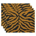 thumbnail image 4 of Simply Daisy 18" x 14" Animal Stripe Geometric Print Placemats, Set of 4, 4 of 6