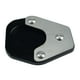 thumbnail image 3 of Almohadilla de placa de extensión de caballete lateral para Negro Cola  almohadilla del soporte de la motocicleta, 3 of 7