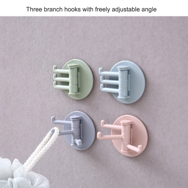 Seamless Adhesive Hook Strong Bearing Capacity Stick Hooks for Simple Operation Bathroom Kitchen Supplies Hooks Key Holder Storage Racks Gray