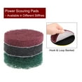 thumbnail image 4 of 6 Packs Drill Power Brush 2 inch Tile Scrubber Scouring Pads 180-240 Grit for Household Cleaning, 4 of 6