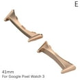 thumbnail image 4 of BQLQBQLQ Gold 45mm For Google Pixel Watch3 Head Grain Stainless Steel Conn, 4 of 8