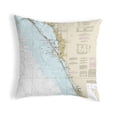 thumbnail image 2 of Betsy Drake KS11424V 12 x 12 in. Venice, FL Nautical Map Non-Corded Indoor & Outdoor Pillow, 2 of 2