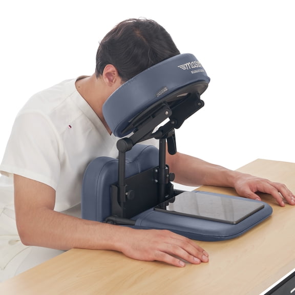 Master Massage Pack-n-Go Massage Kit - Portable Face Down Tabletop Massage kit perfect for Easy to Carry in Royal Blue