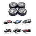 thumbnail image 6 of 4Pcs Metal Wheel Rim Hard Plastic Drift Tire Tyres for 284131 K969 K989 P929 Mini-Z 1/28 RC Car Upgrades Parts,3, 6 of 6