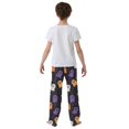 thumbnail image 4 of FORMRS Boys Pajama Pants with Pockets Size 13-14Y Kids Lounge Sleep Bottoms, Orange Halloween Ghosts, 4 of 8