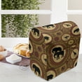 thumbnail image 3 of Zambia Stand Mixer Cover, Animals Camel Giraffe Ostrich Graphic Print in Warm Colors, Kitchen Appliance Organizer Bag Cover with Pockets, 5 Quarts, Cinnamon Ginger and Black, by Ambesonne, 3 of 4