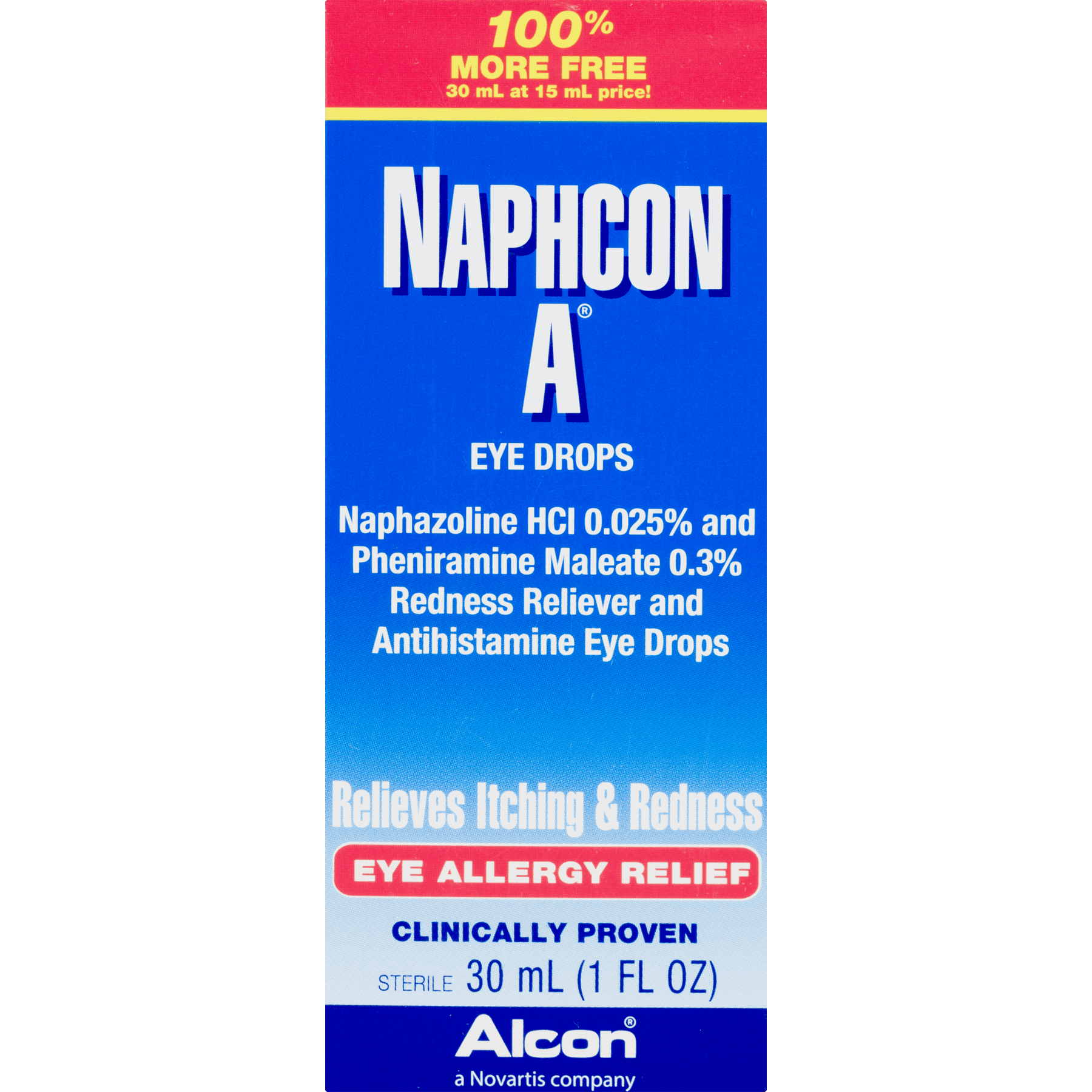 Naphcon A Allergy Eye Drops, 1.0 Fl. Oz.
