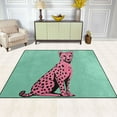 thumbnail image 2 of Yayeee Area Rugs for Living Room 6.7'x4.8' Indoor Non Slip Washable Bedroom Carpet, Pink Cheetah, 2 of 6