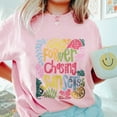 thumbnail image 3 of Forever Chasing Sunsets T-Shirt - Tropical Vacation Tee with Colorful Fruits Flamingo and Leaves - Cute Summer Shirt, Beach Graphic Tshirt for Women, 3 of 6
