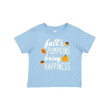

Inktastic Thanksgiving Fall and Pumpkins Bring Happiness Gift Baby Boy or Baby Girl T-Shirt