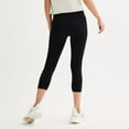 thumbnail image 2 of Women's FLX High-Rise Affirmation Capri Leggings Color: Mineral Black Size: X SMALL, 2 of 4