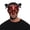 Black Devil Half Mask, variant on UNDERWRAPS Black Devil Half Mask - Foam Mask for Halloween Costume, Black Masquerade Mask, Anime Mask, Halloween Accessories, Devil Horns