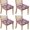 Goldendoodle Dog and, variant on Goldendoodle Dog and Flower Floral Seat Covers for Dining Room Chairs Set Of 4,Stretch Printed Washable Chair Seat Cover with Elastic Ties and Button,Removable Waterproof Couch Cushion Covers