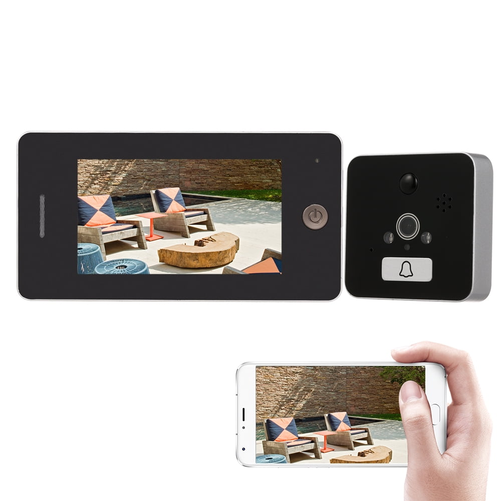Buy Wireless Peephole Video Doorbell Digital Door Viewer Peephole High