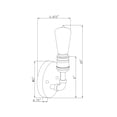 thumbnail image 3 of 1-Light Antique Bronze Wall Sconce, 3 of 3