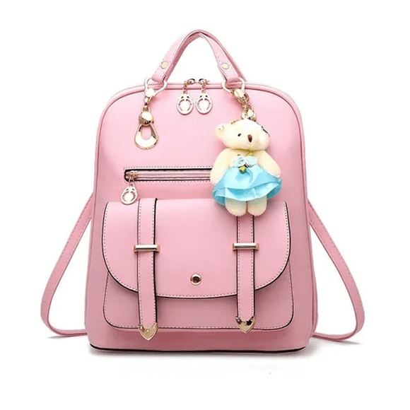 Mochila Para Mujer Antirrobo Impermeable Con Colgante Rosa Malubero Es a prueba de agua: Sí